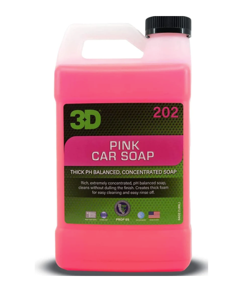 3D Pink Car Soap